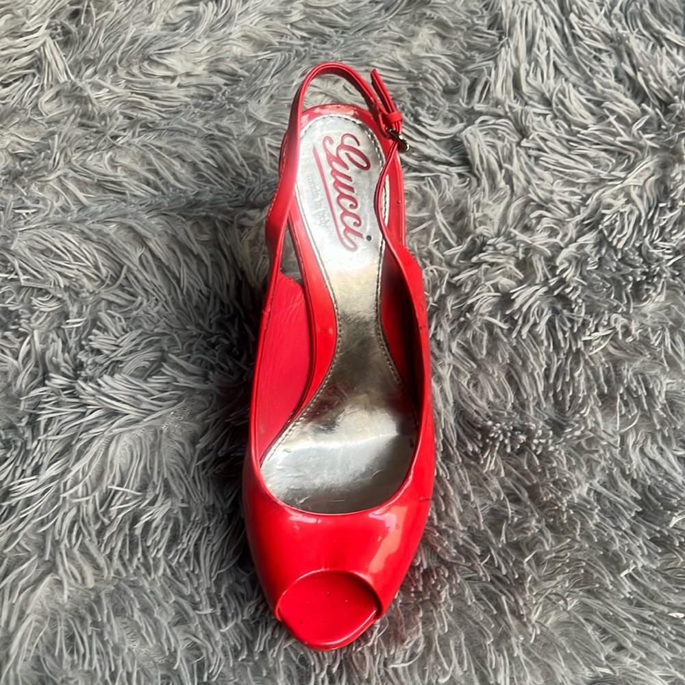 Gucci Hot Pink Wedges Sz 37